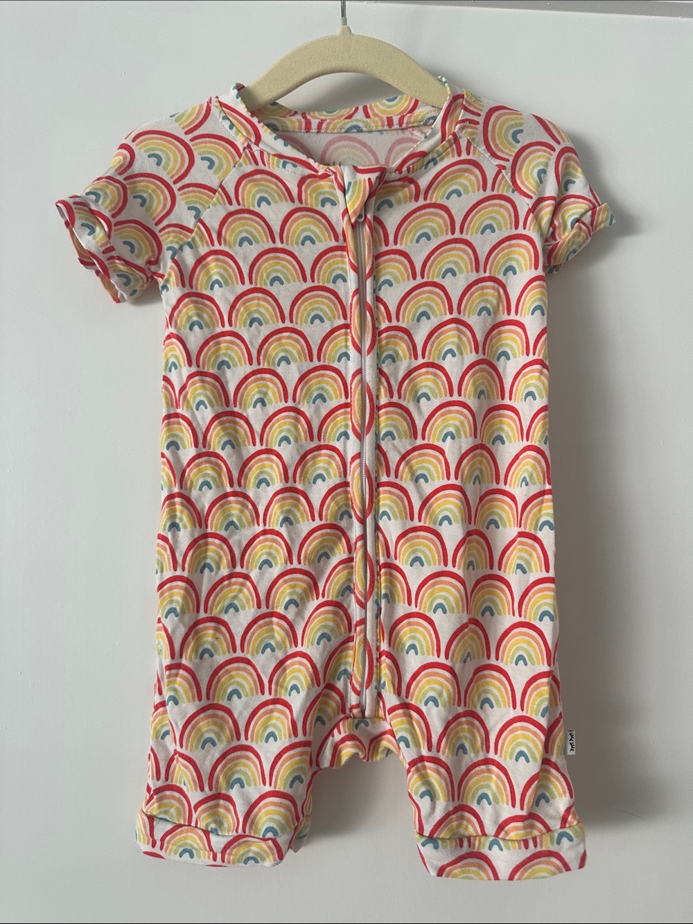 Little Sleepies Rainbow Zip Romper